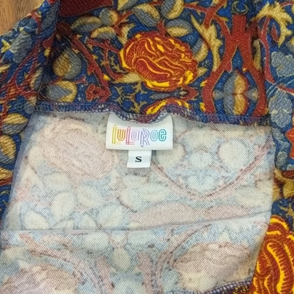 🌻3/$10 Lularoe floral pencil skirt - Picture 3 of 5